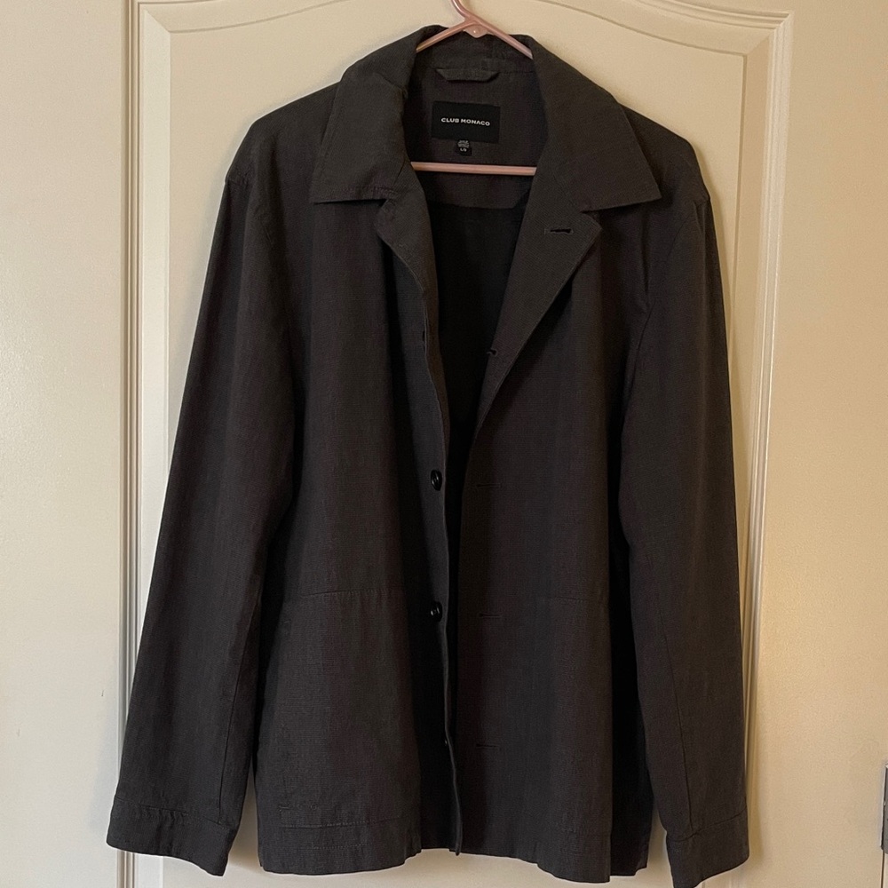 Club Monaco Gray Lightweight Jacket